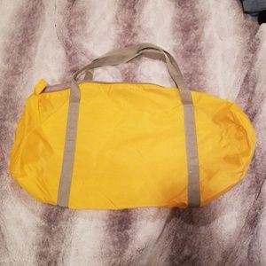 American Apparel Yellow Small Duffle Bag